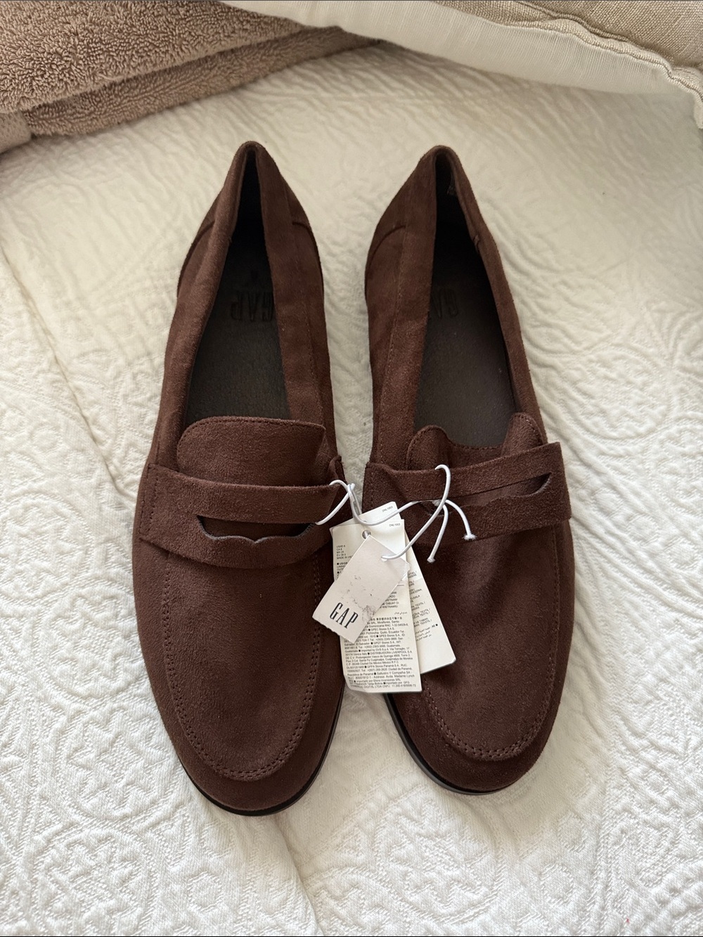 GAP Dark Brown Suede Loafers